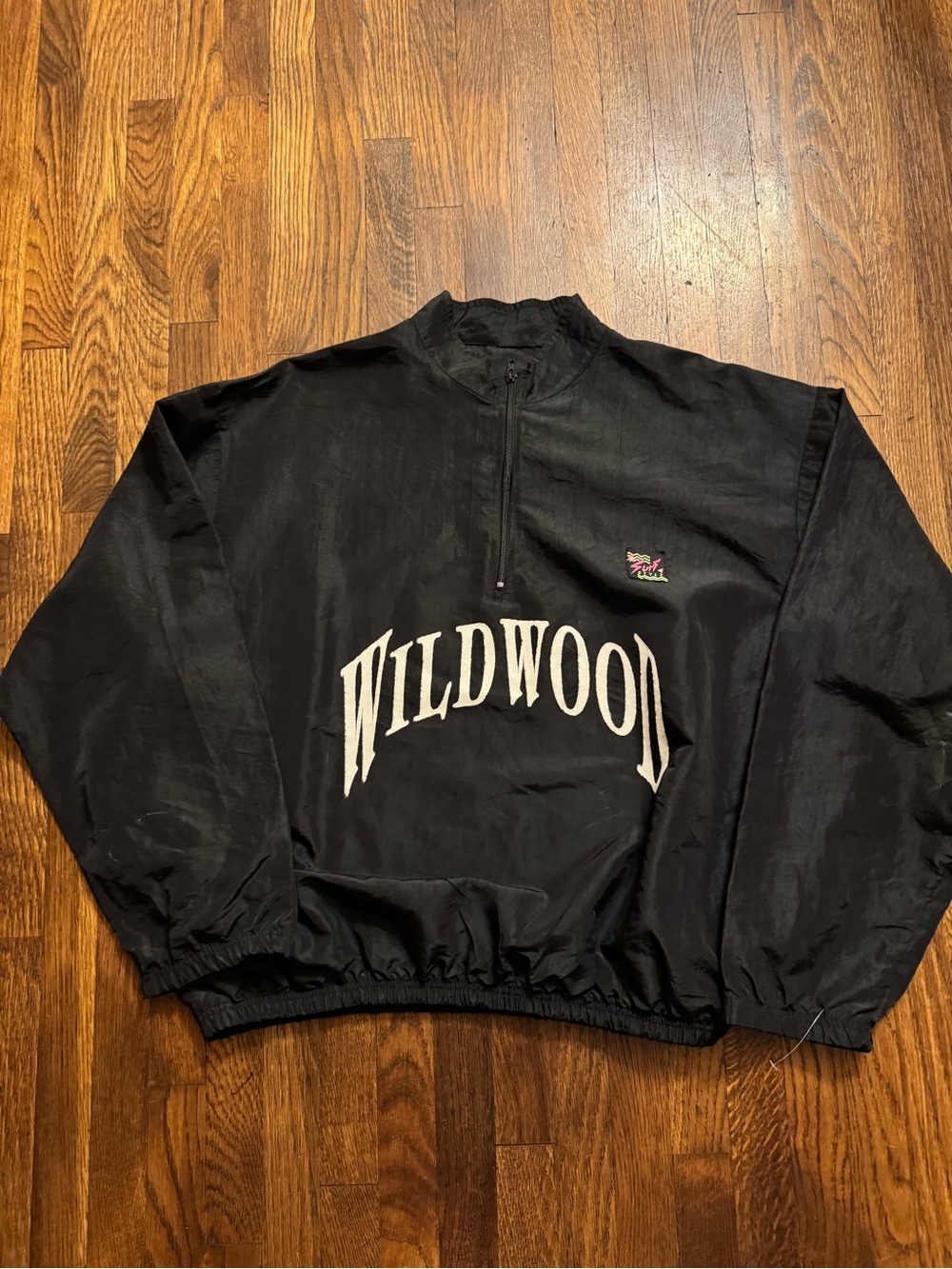 Vintage surf style wildwood windbreaker pullover size large